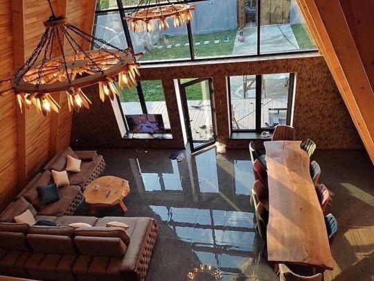 Qafqaz Wood Chalet Gabala Buitenkant foto
