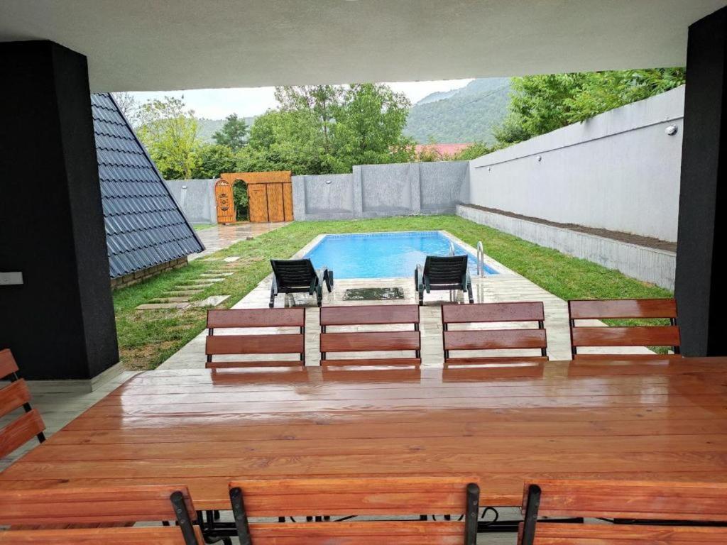 Qafqaz Wood Chalet Gabala Buitenkant foto