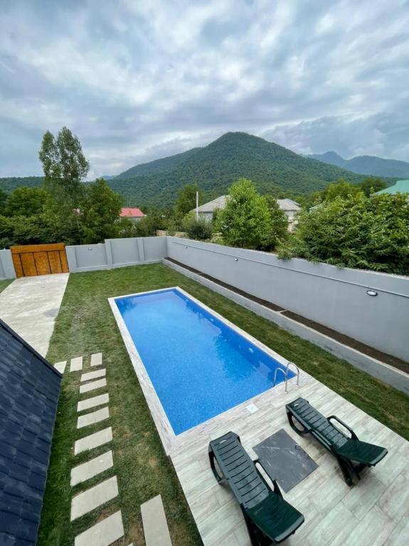Qafqaz Wood Chalet Gabala Buitenkant foto
