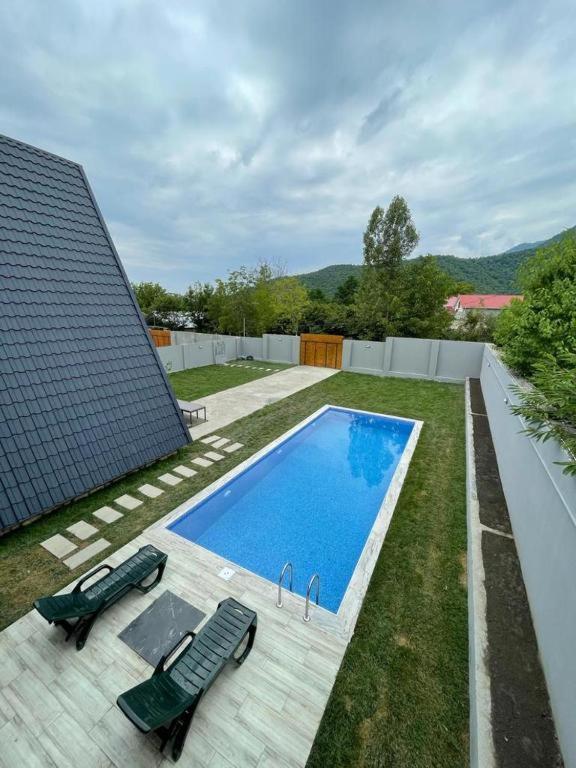 Qafqaz Wood Chalet Gabala Buitenkant foto