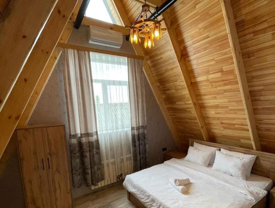 Qafqaz Wood Chalet Gabala Buitenkant foto